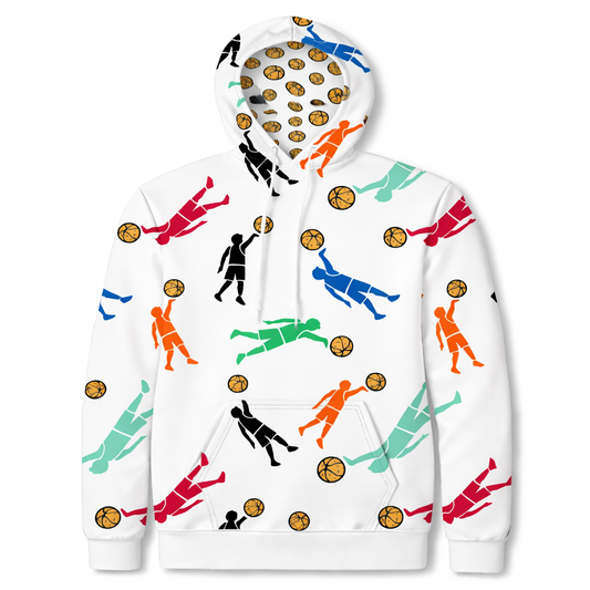 Cookie Jar Sublimated Allover Hoodie - White